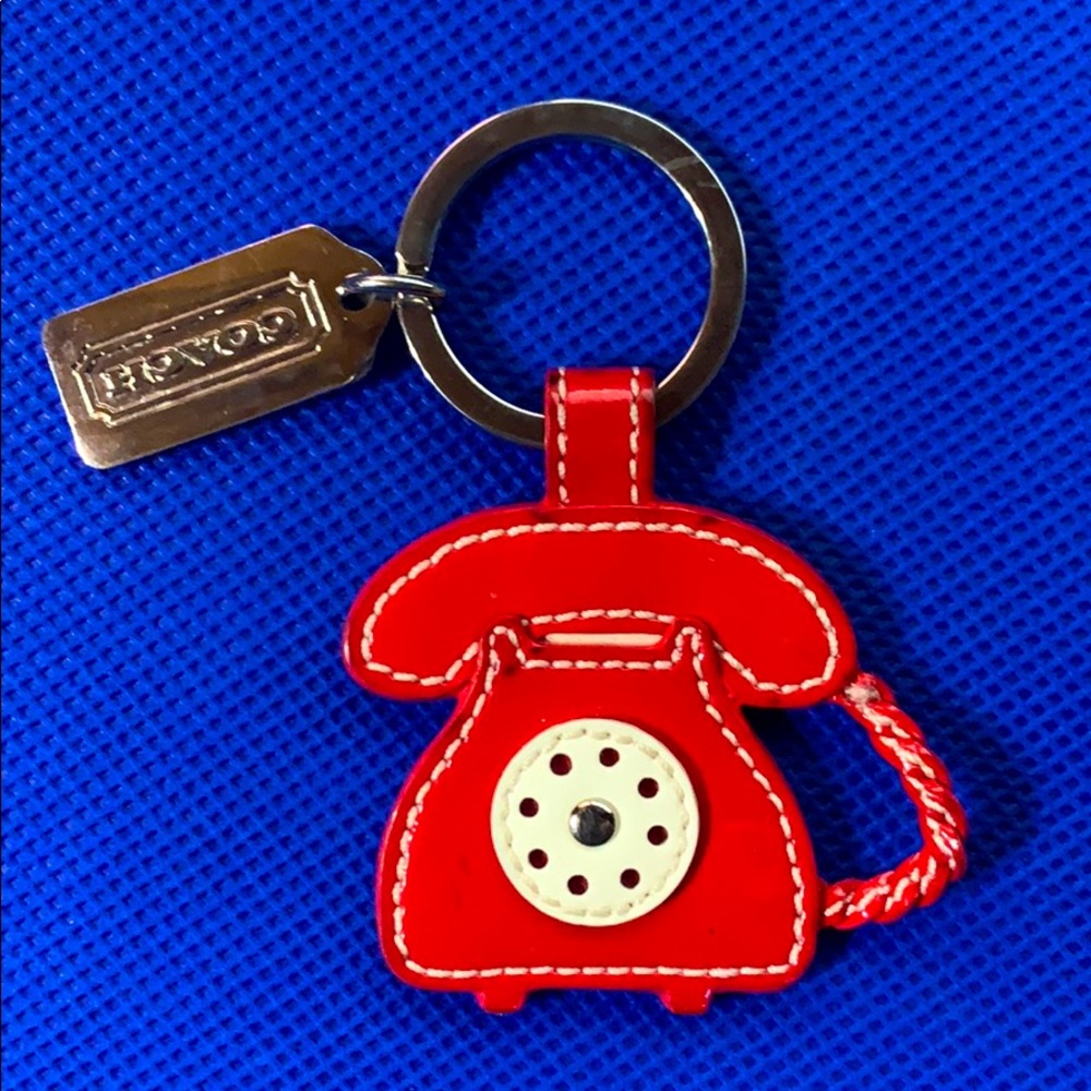COACH ❤️ Authentic, Telephone Rare key fob